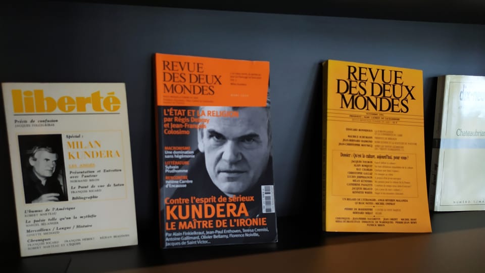 Bibliothèque Milan Kundera | Photo: Magdalena Hrozínková, Radio Prague Int. Bibliothèque Milan Kundera | Photo: Magdalena Hrozínková, Radio Prague Int.