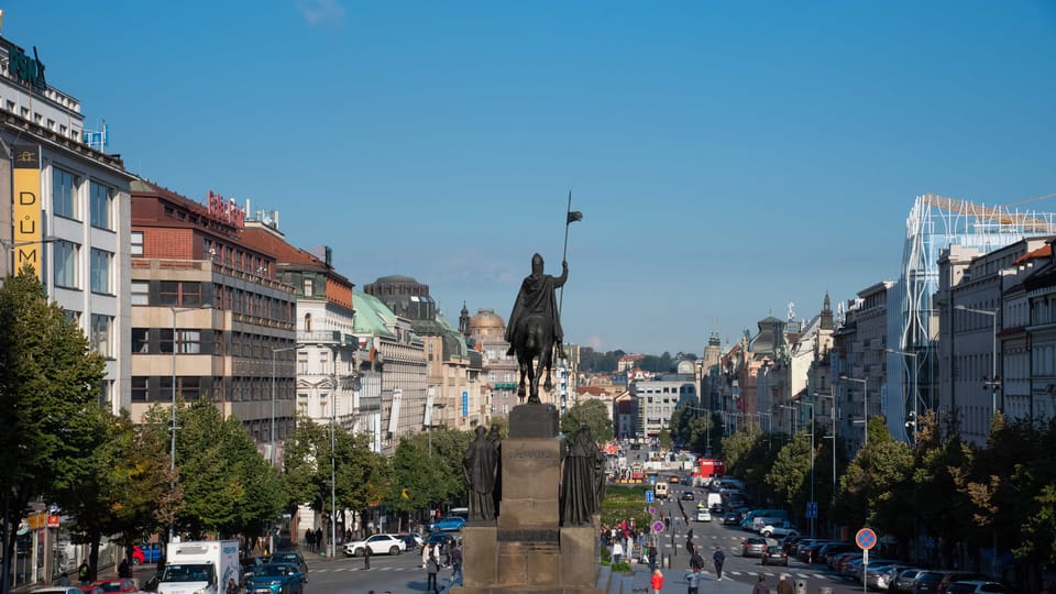 La place Venceslas | Photo: Martin Vaniš,  Radio Prague Int.