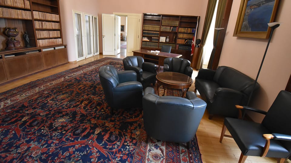 L'appartement de Jan Masaryk au palais Černín, photo: Ondřej Tomšů L'appartement de Jan Masaryk au palais Černín, photo: Ondřej Tomšů