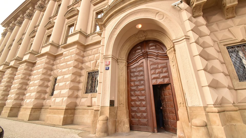Le palais Černín, photo: Ondřej Tomšů Le palais Černín, photo: Ondřej Tomšů
