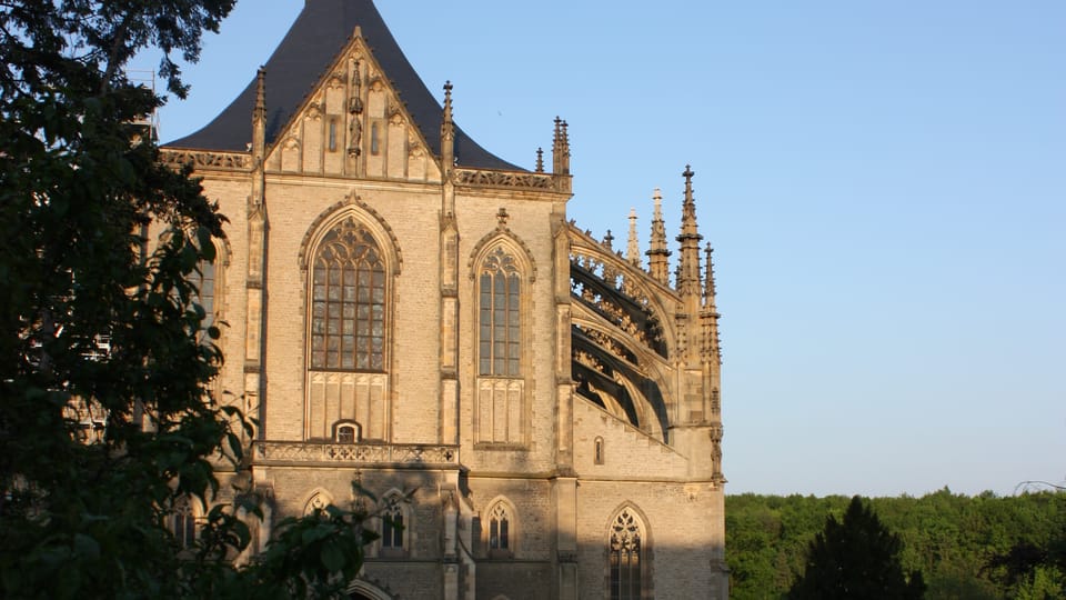 La cathédrale Sainte-Barbe à Kutná Hora | Photo: Štěpánka Budková, Radio Prague Int. La cathédrale Sainte-Barbe à Kutná Hora | Photo: Štěpánka Budková, Radio Prague Int.