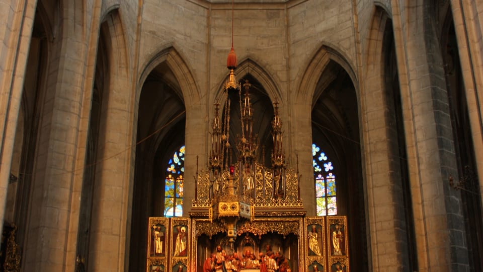 La cathédrale Sainte-Barbe | Photo: Štěpánka Budková, Radio Prague Int. La cathédrale Sainte-Barbe | Photo: Štěpánka Budková, Radio Prague Int.