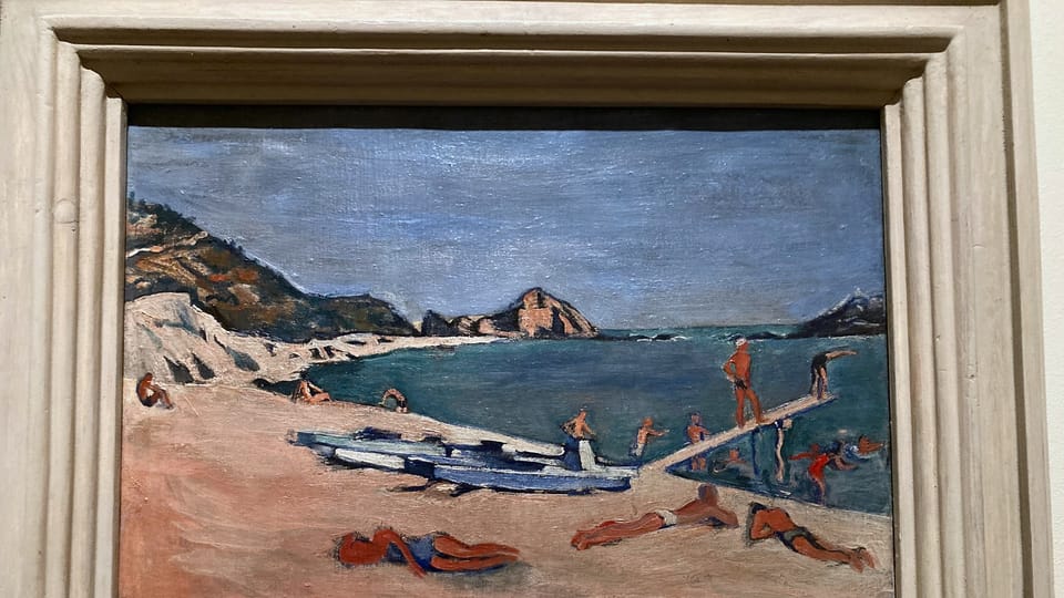 Georges Kars, 'Baignade', 1933 | Photo: Anna Kubišta, Radio Prague Int. Georges Kars, 'Baignade', 1933 | Photo: Anna Kubišta, Radio Prague Int.
