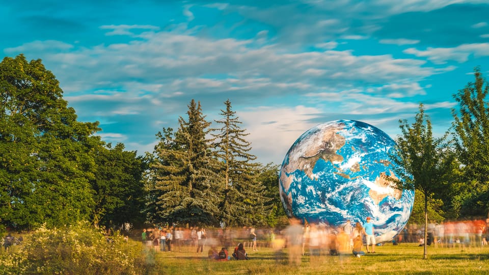 Le modèle de la Terre appelé la Terralóna | Photo: Michal Bernátek,  L’observatoire et le planétarium de Brno