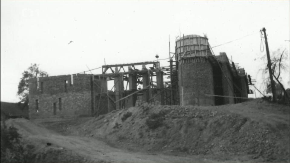 Construction de l'église Saint-Joseph à Senetářov | Photo: Toulavá kamera, Senetářov/ČT Construction de l'église Saint-Joseph à Senetářov | Photo: Toulavá kamera, Senetářov/ČT