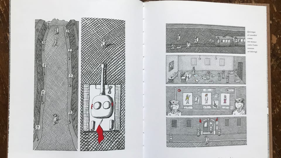 Peter Sís, 'Le mur : mon enfance derrière le rideau de fer' | Photo: Mathilde Cuvelier, Éd. Grasset Peter Sís, 'Le mur : mon enfance derrière le rideau de fer' | Photo: Mathilde Cuvelier, Éd. Grasset