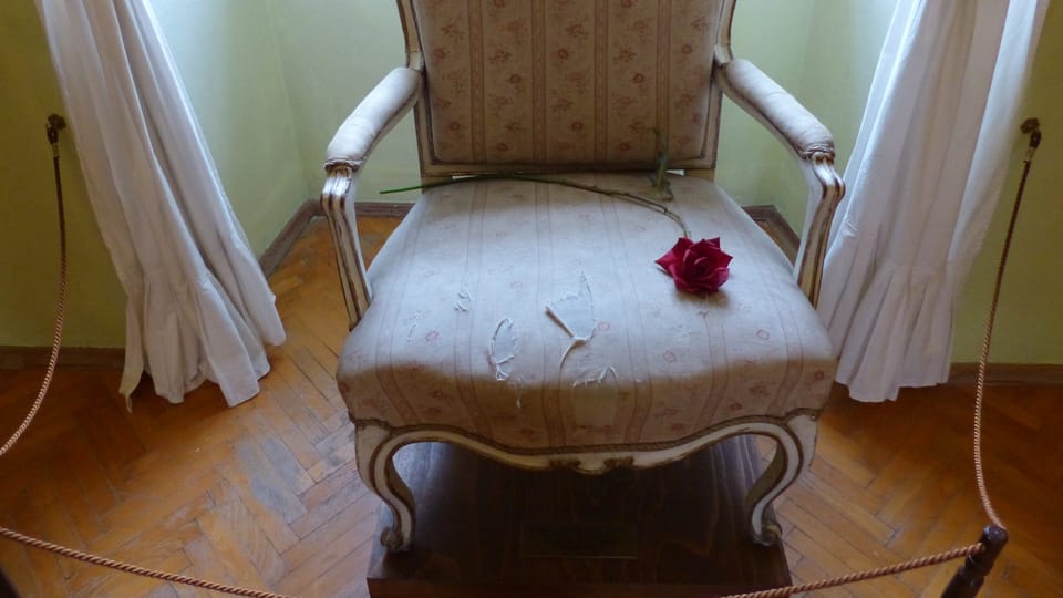 Le fauteuil de Casanova, photo: Klára Stejskalová Le fauteuil de Casanova, photo: Klára Stejskalová