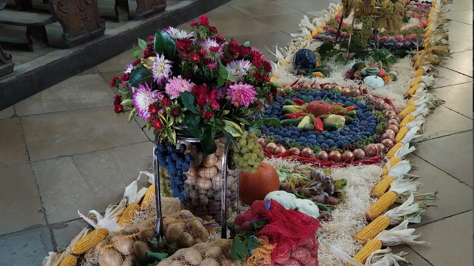 L'église Saint-Nicolas après les fêtes des vendanges | Photo: Magdalena Hrozínková, Radio Prague Int. L'église Saint-Nicolas après les fêtes des vendanges | Photo: Magdalena Hrozínková, Radio Prague Int.