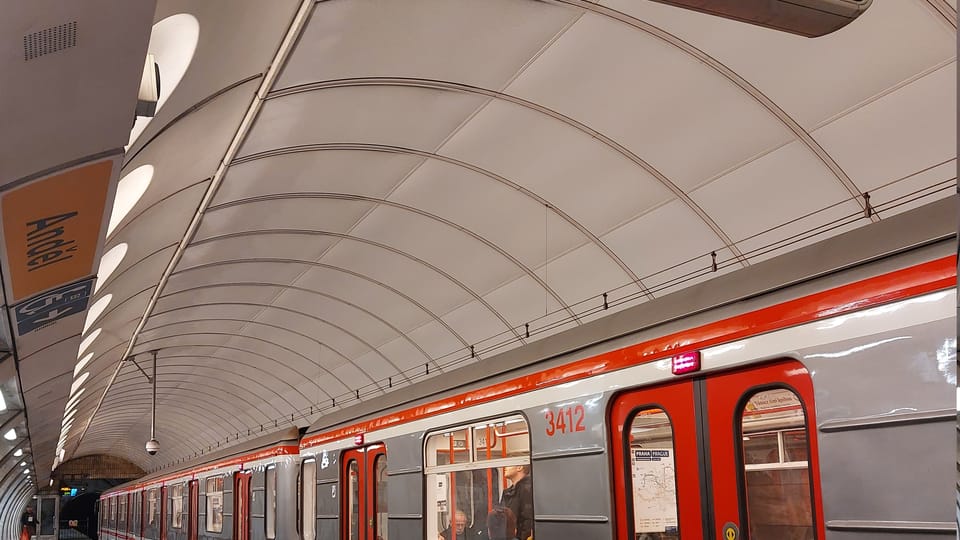 La station de métro Anděl | Photo: Paul-Henri Perrain, Radio Prague Int. La station de métro Anděl | Photo: Paul-Henri Perrain, Radio Prague Int.