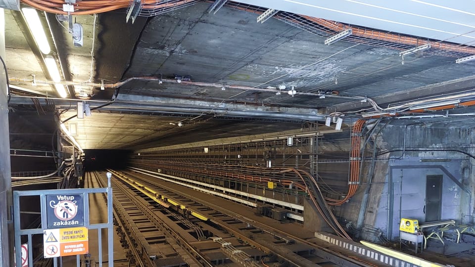 Tunnel du métro du pont de Nusle | Photo: Paul-Henri Perrain, Radio Prague Int. Tunnel du métro du pont de Nusle | Photo: Paul-Henri Perrain, Radio Prague Int.