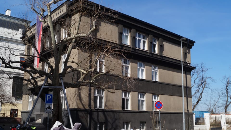 L’école d’architecture a été fondée en 1910 par Jan Kotěra,  qui voulait démontrer par cet acte que l’architecture était non seulement une discipline technique,  mais également artistique. | Photo: Radio Prague Int.