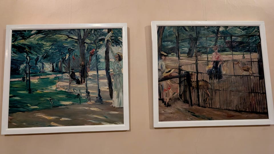 La collection de peintures de Georges Kars au Musée de Velvary | Photo: Magdalena Hrozínková,  Radio Prague Int.