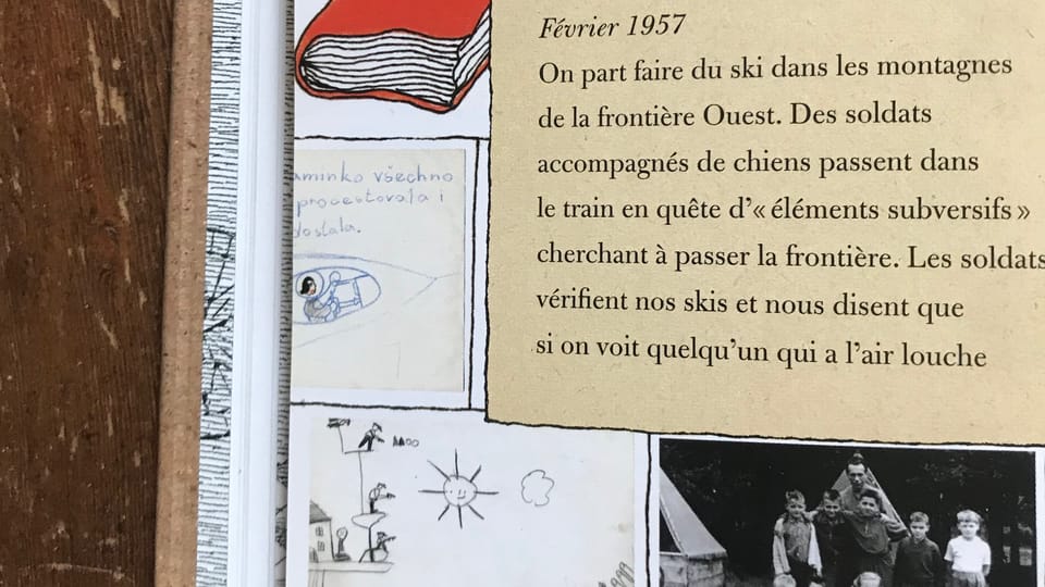 Peter Sís, 'Le mur : mon enfance derrière le rideau de fer' | Photo repro: Mathilde Cuvelier, Éd. Grasset Peter Sís, 'Le mur : mon enfance derrière le rideau de fer' | Photo repro: Mathilde Cuvelier, Éd. Grasset