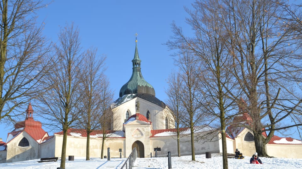 L’église Saint-Jean-Népomucène à Zelená Hora | Photo: Irena Šarounová, ČRo L’église Saint-Jean-Népomucène à Zelená Hora | Photo: Irena Šarounová, ČRo