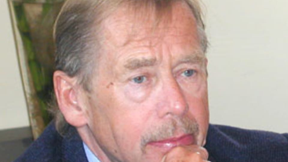 L'ancien président tchèque Vaclav Havel L'ancien président tchèque Vaclav Havel