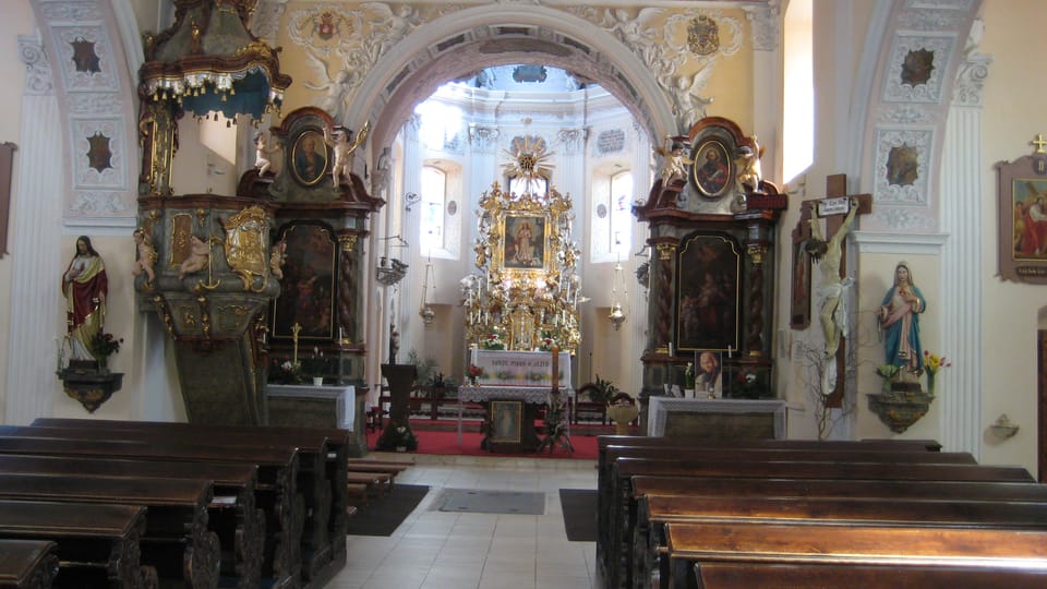 L'intérieur de l'église conventuelle, photo: Barbora Kmentová L'intérieur de l'église conventuelle, photo: Barbora Kmentová