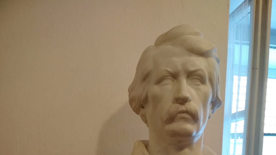 Le buste de Karel Havlíček Borovský par Ladislav Šaloun,  photo: Alžběta Ruschková
