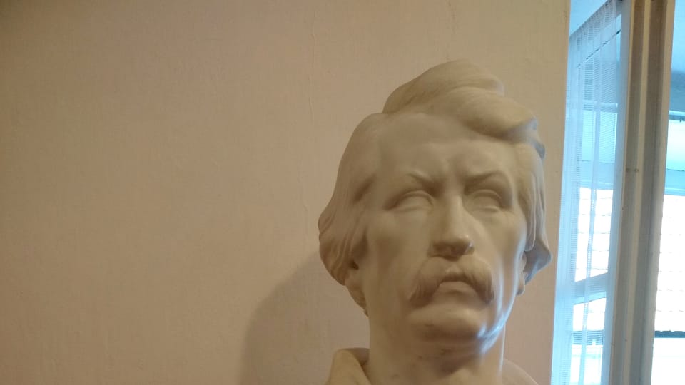 Le buste de Karel Havlíček Borovský par Ladislav Šaloun, photo: Alžběta Ruschková Le buste de Karel Havlíček Borovský par Ladislav Šaloun, photo: Alžběta Ruschková
