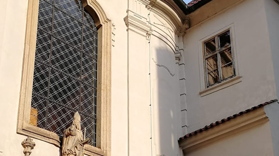 L'église Saint-Adalbert à Prague - Nové Město, photo: Štěpánka Budková L'église Saint-Adalbert à Prague - Nové Město, photo: Štěpánka Budková
