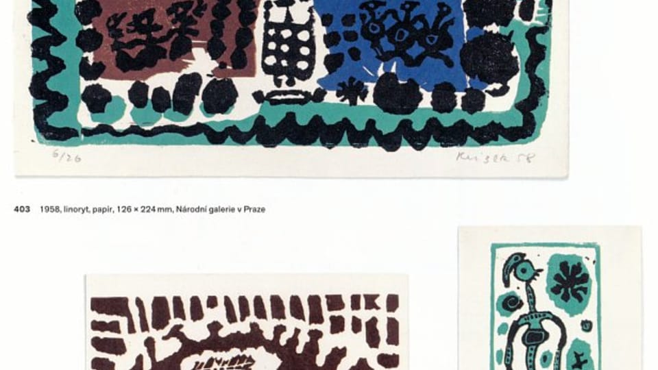 1959, gravure sur linoléum, NG Prague 1959, gravure sur linoléum, NG Prague