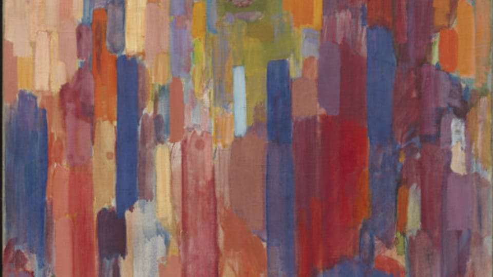 František Kupka,  'Madame Kupka dans les verticales',  1910-1911,  photo: © Adagp,  Paris 2018 © Digital image,  The Museum of Modern Art,  MoMA,  New York / Scala,  Florence