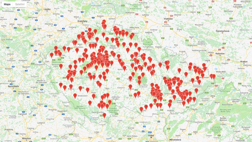 La carte des donneurs La carte des donneurs