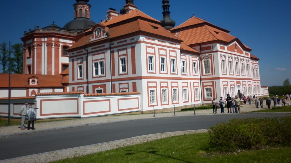Le site de pèlerinage de Mariánská Týnice et l’église de l’Annonciation, photo: Zdeňka Kuchyňová Le site de pèlerinage de Mariánská Týnice et l’église de l’Annonciation, photo: Zdeňka Kuchyňová