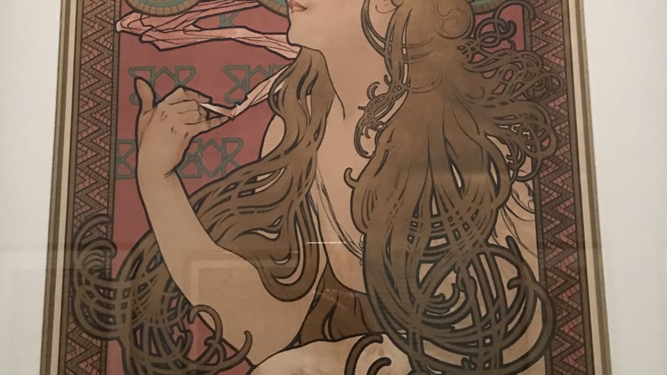L'exposition d'Alfons Mucha au Musée du Luxembourg, photo: Kateřina Srbková L'exposition d'Alfons Mucha au Musée du Luxembourg, photo: Kateřina Srbková