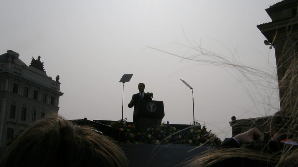 Barack Obama, photo: Štěpánka Budková Barack Obama, photo: Štěpánka Budková