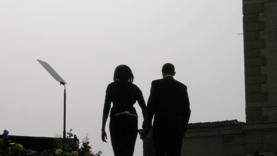 Michelle et Barack Obama, photo: Štěpánka Budková Michelle et Barack Obama, photo: Štěpánka Budková