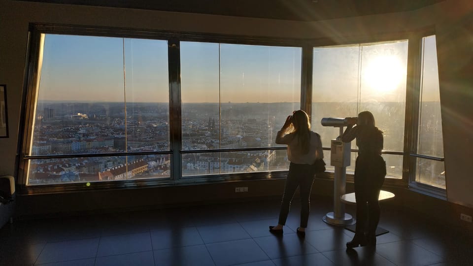 La vue depuis l’émetteur de Žižkov | Photo: Bohumil Šimčík,  Radio Prague Int.