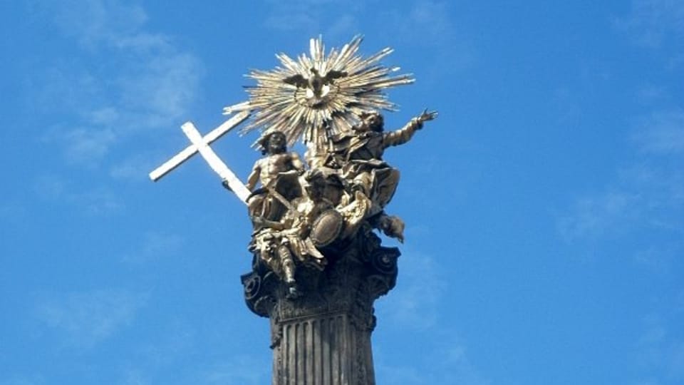 La colonne de la Sainte-Trinité | Photo: Zdeňka Kuchyňová, Radio Prague Int. La colonne de la Sainte-Trinité | Photo: Zdeňka Kuchyňová, Radio Prague Int.