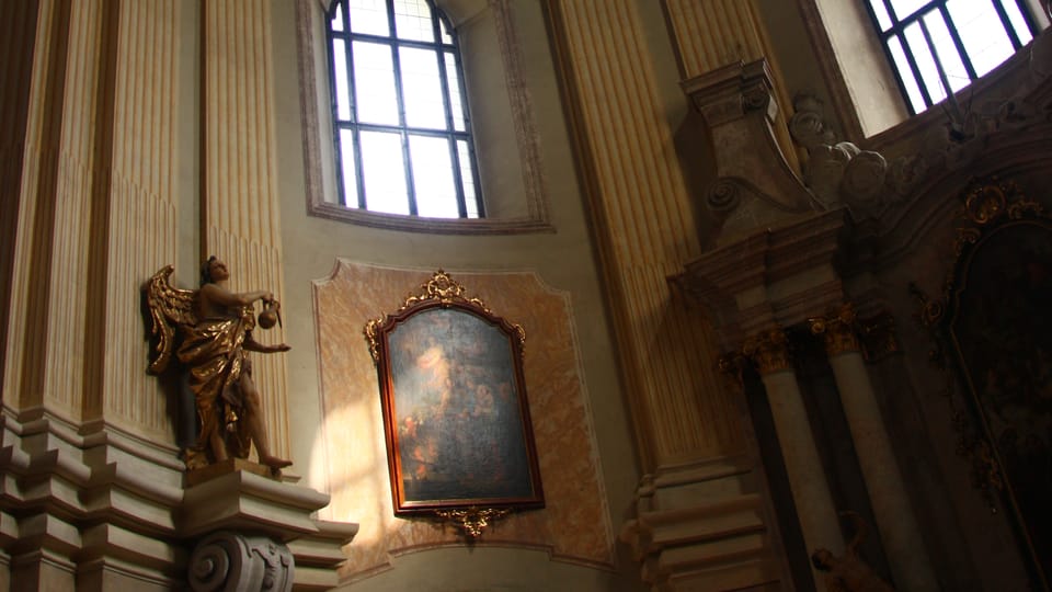 L'église de pèlerinage mariale de Křtiny | Photo: Štěpánka Budková, Radio Prague Int. L'église de pèlerinage mariale de Křtiny | Photo: Štěpánka Budková, Radio Prague Int.