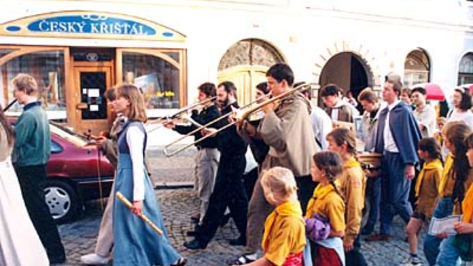 La procession à Jindrichuv Hradec, 1996 La procession à Jindrichuv Hradec, 1996