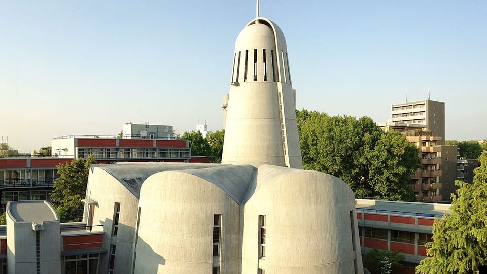 La chapelle de l’Université Nanzan,  Nagoya,  1962,  photo: Gryffindor,  CC BY-SA 4.0