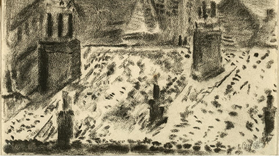 Bohuslav Reynek, 'L'église Saint-Joseph de Grenoble', 1933, photo: Romarin Bohuslav Reynek, 'L'église Saint-Joseph de Grenoble', 1933, photo: Romarin