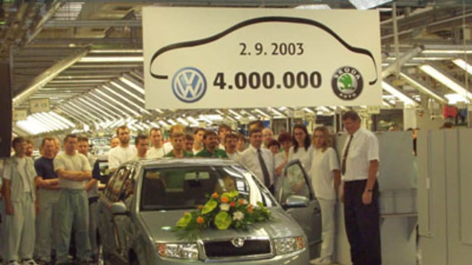La quatre millionième Skoda Fabia Combi La quatre millionième Skoda Fabia Combi
