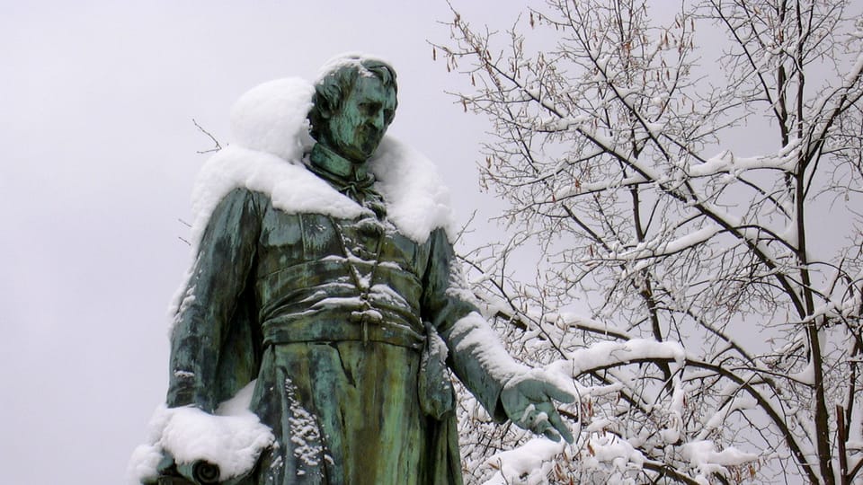 La statue de J. W. Goethe | Photo: Radio Prague Int. La statue de J. W. Goethe | Photo: Radio Prague Int.