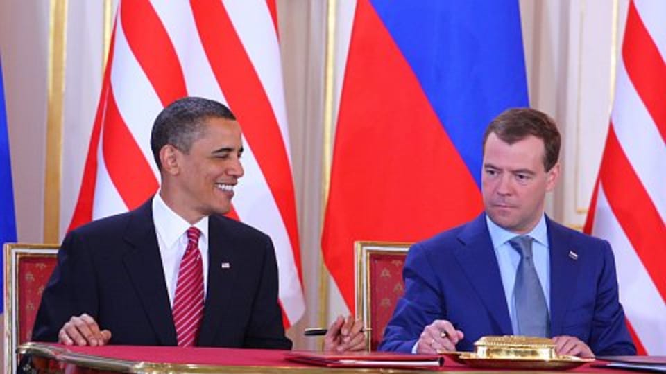 Barack Obama et Dimitri Medvedev