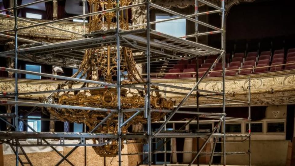 La reconstruction de l’Opéra d’Etat de Prague | Photo: Kateřina Svátková, ČRo La reconstruction de l’Opéra d’Etat de Prague | Photo: Kateřina Svátková, ČRo