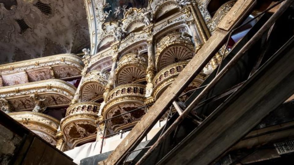 La reconstruction de l’Opéra d’Etat de Prague | Photo: Kateřina Svátková, ČRo La reconstruction de l’Opéra d’Etat de Prague | Photo: Kateřina Svátková, ČRo