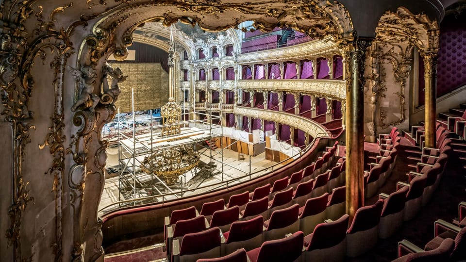 La reconstruction de l’Opéra d’Etat de Prague | Photo: Kateřina Svátková, ČRo La reconstruction de l’Opéra d’Etat de Prague | Photo: Kateřina Svátková, ČRo