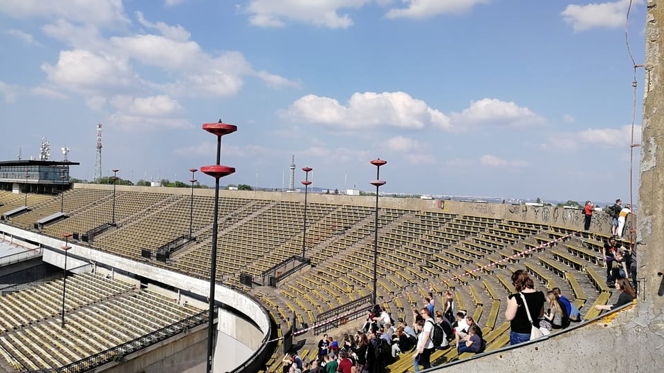 Le stade de Strahov | Photo: Štěpánka Budková, Radio Prague Int. Le stade de Strahov | Photo: Štěpánka Budková, Radio Prague Int.