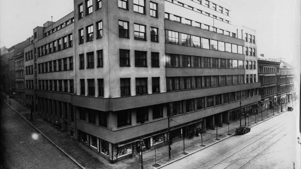 Le bâtiment principal de la Radio tchèque à Prague, sur l’avenue Vinohradská. Photo: APF ČRo Le bâtiment principal de la Radio tchèque à Prague, sur l’avenue Vinohradská. Photo: APF ČRo