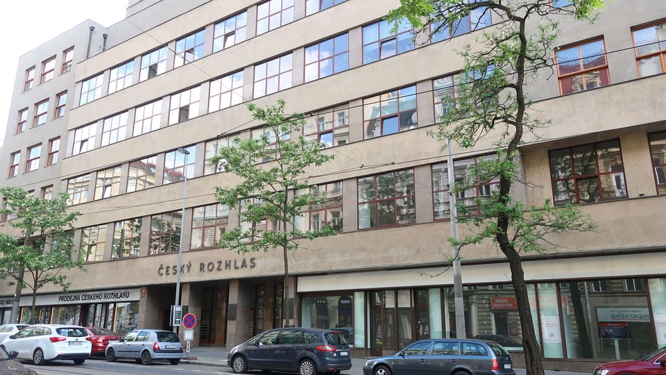 Le bâtiment principal de la Radio tchèque à Prague, sur l’avenue Vinohradská. Photo: Lenka Žižková Le bâtiment principal de la Radio tchèque à Prague, sur l’avenue Vinohradská. Photo: Lenka Žižková