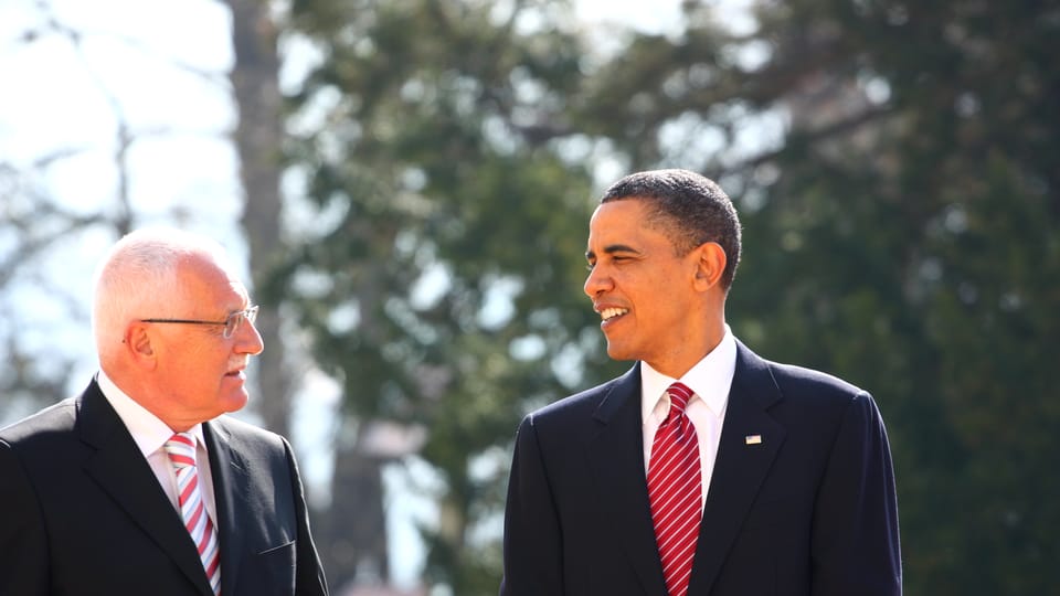 Václav Klaus et Barack Obama