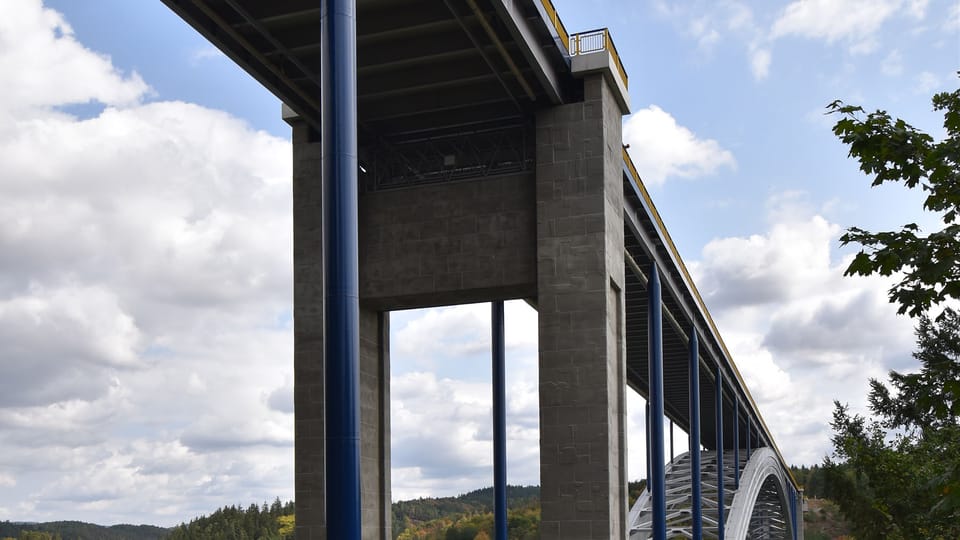 Pont de Žďákov | Photo: Ondřej Tomšů, Radio Prague Int. Pont de Žďákov | Photo: Ondřej Tomšů, Radio Prague Int.