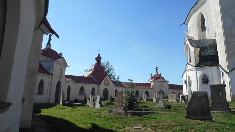 L’église Saint-Jean-Népomucène à Zelená Hora | Photo: Magdalena Kašubová,  Radio Prague Int.