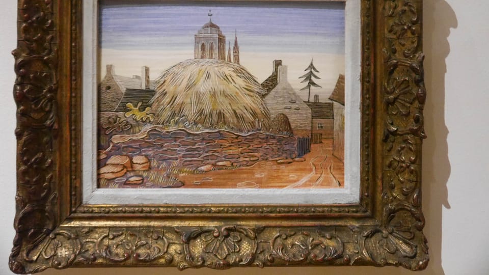 Jan Zrzavý, 'La meule à Locronan', photo: Magdalena Hrozínková Jan Zrzavý, 'La meule à Locronan', photo: Magdalena Hrozínková