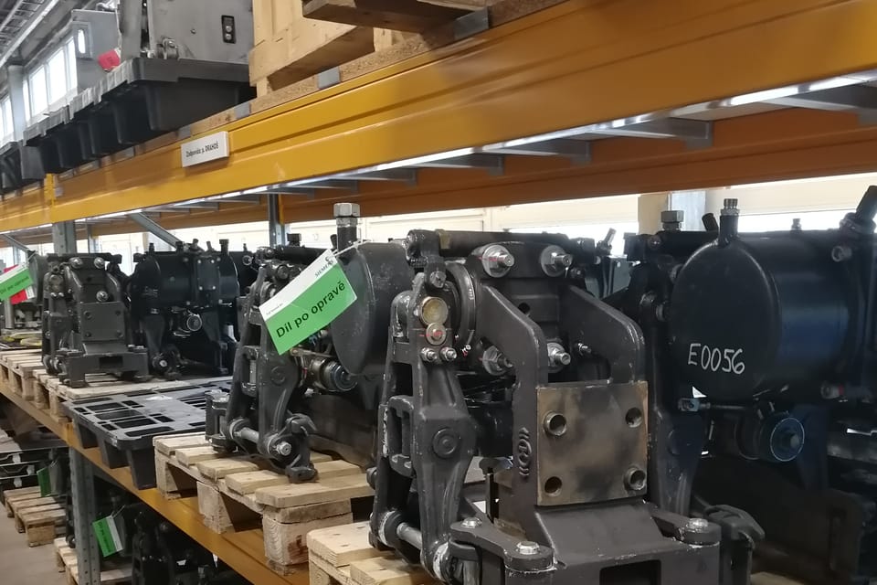 Le dépôt du métro à Kačerov | Photo: Štěpánka Budková, Radio Prague Int. Le dépôt du métro à Kačerov | Photo: Štěpánka Budková, Radio Prague Int.
